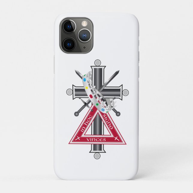 Freemasonic cross Case-Mate iPhone case (Back)