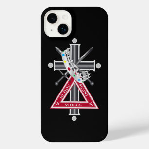 Freemasonic cross iPhone 14 plus case