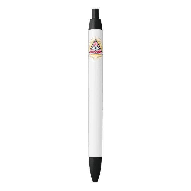 Freemasonic eye black ink pen (Front Vertical)