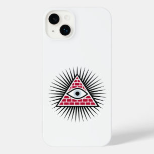 Freemasonic eye iPhone 14 plus case