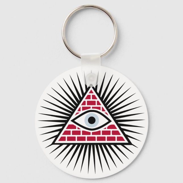 Freemasonic eye key ring (Front)