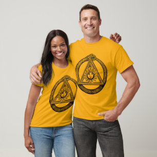 Freemasonry All Seeing Eye Masonic Symbol T-Shirt