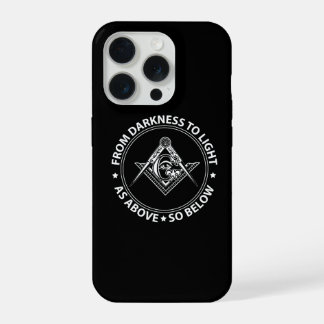 Freemasonry emblem iPhone 15 pro case