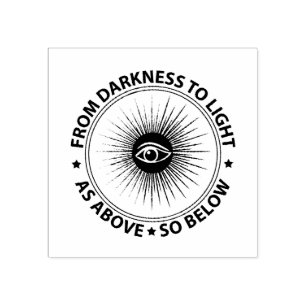 Freemasonry emblem rubber stamp