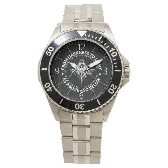 Freemasonry emblem watch (Front)