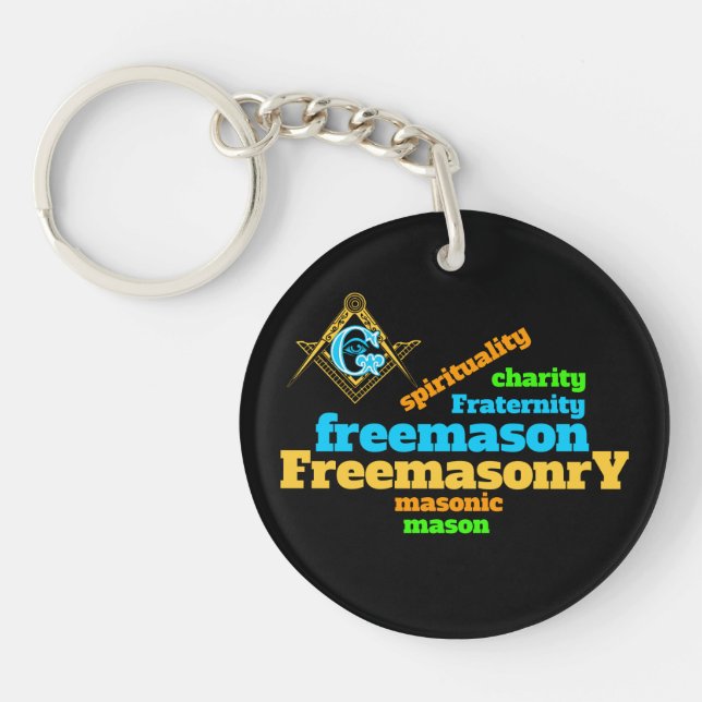 Freemasonry Key Ring (Front)