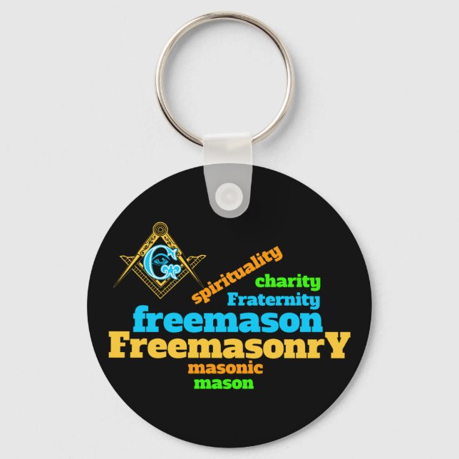 Freemasonry Key Ring (Front)