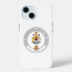 Freemasonry lodge of Canada iPhone 15 Case