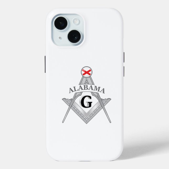 Freemasonry lodge of the state of Alabama Case-Mate iPhone Case (Back)
