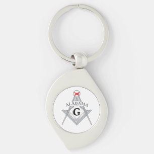 Freemasonry lodge of the state of Alabama Key Ring