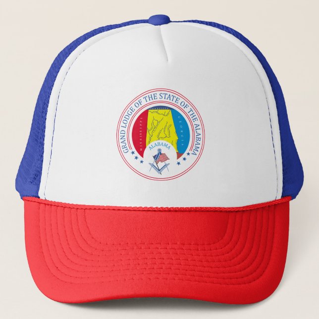 Freemasonry lodge of the state of Alabama Trucker Hat (Front)