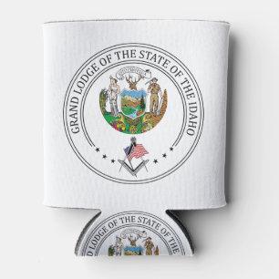 Freemasonry lodge of the state of Idaho Can Cooler