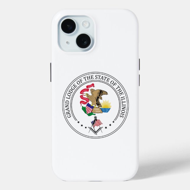 Freemasonry lodge of the state of Illinois Case-Mate iPhone Case (Back)