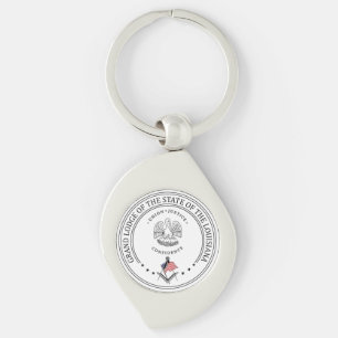 Freemasonry lodge of the state of Louisiana Key Ring