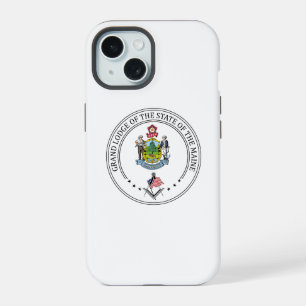 Freemasonry lodge of the state of Maine iPhone 15 Case