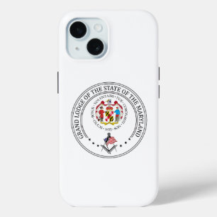 Freemasonry lodge of the state of Mariland iPhone 15 Case