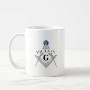 Freemasonry lodge of the state of Michigan Coffee Mug