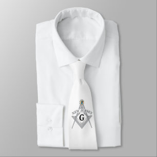 Freemasonry lodge of the state of New Jersey Tie