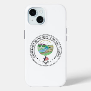 Freemasonry lodge of the state of South Dakota  iPhone 15 Case