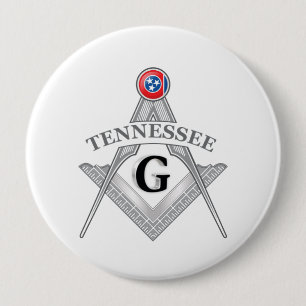 Freemasonry lodge of the state of Tennessee 10 Cm Round Badge