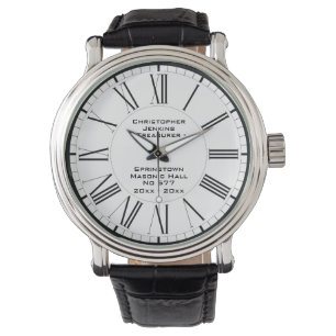 Freemasonry Masonic Lodge Commemorative Watch