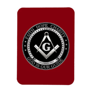 Freemasonry seal magnet