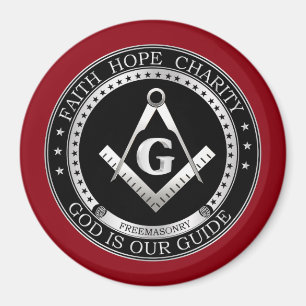 Freemasonry seal magnet