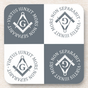 Freemasonry sign coaster