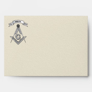 Freemasonry sign envelope