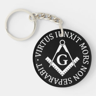 Freemasonry sign key ring