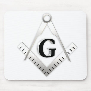 Freemasonry sign mouse mat