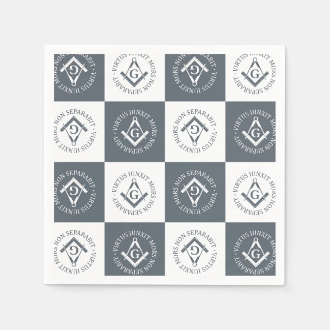 Freemasonry sign napkin (Front)