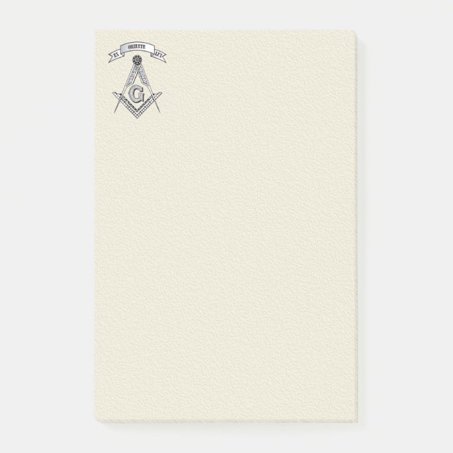 Freemasonry sign post-it notes (Front)