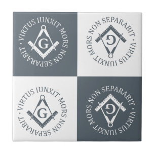 Freemasonry sign tile