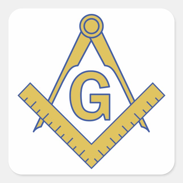 Freemasonry Square Sticker (Front)
