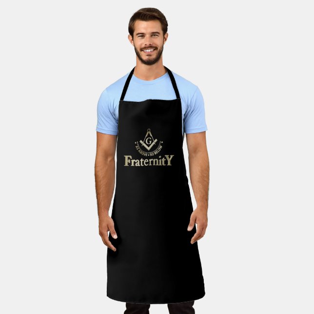 Freemasonry symbol apron (Worn)