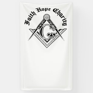 Freemasonry symbol banner
