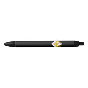 Freemasonry symbol black ink pen
