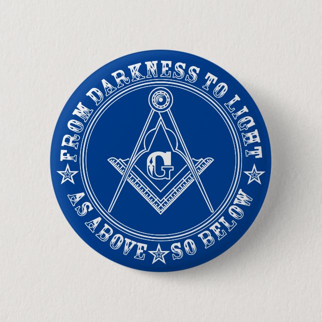 Freemasonry symbol button (Front)