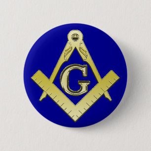 Freemasonry Symbol Button