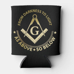 Freemasonry symbol can cooler