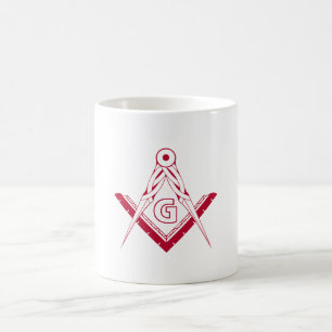 Freemasonry symbol coffee mug
