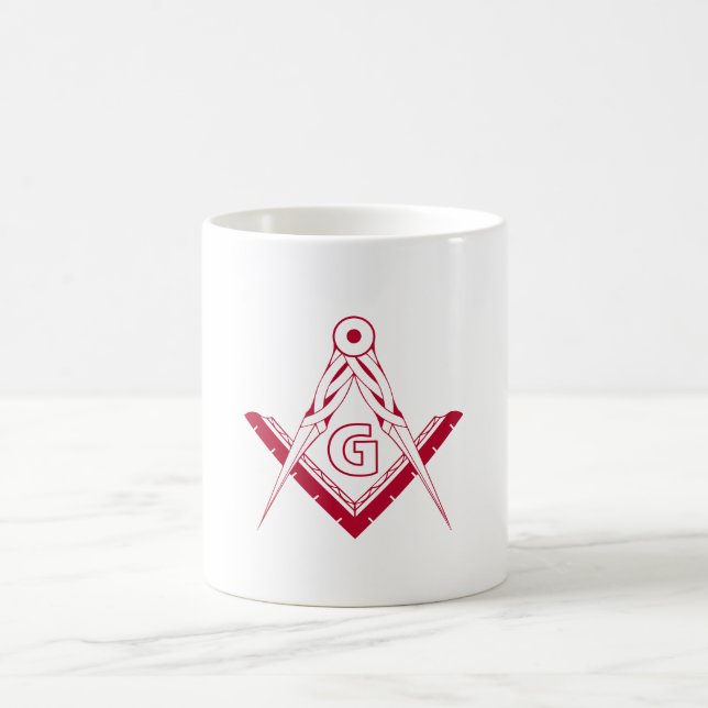 Freemasonry symbol coffee mug (Center)