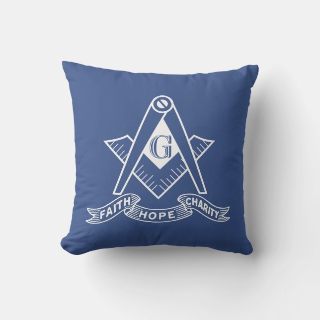 Freemasonry symbol cushion (Front)