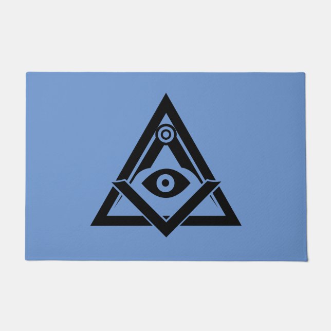 Freemasonry symbol doormat (Front)