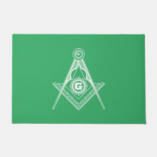 Freemasonry symbol doormat