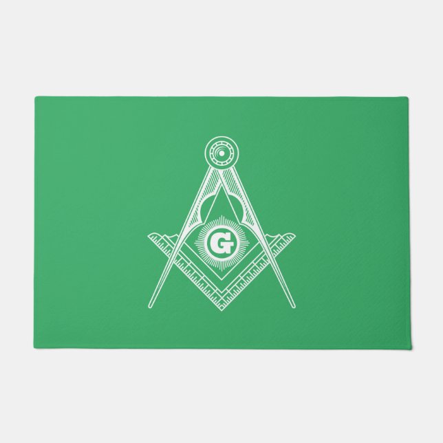Freemasonry symbol doormat (Front)
