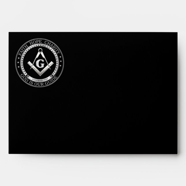 Freemasonry symbol envelopes (Front)