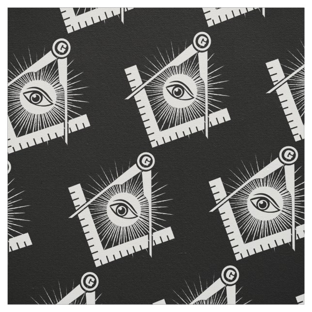 Freemasonry symbol fabric (Swatch)