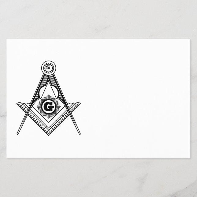 Freemasonry symbol flyer (Front)